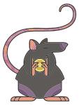 Stylized Cartoon Rat
